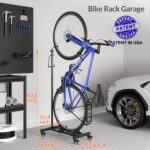 Vertical Bike Parking Stand - Adjustable Height for 29"Wheels, Space-Saving & Freestanding Bike - Image 2