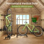 Vertical Bike Parking Stand - Adjustable Height for 29"Wheels, Space-Saving & Freestanding Bike - Image 3