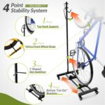 Vertical Bike Parking Stand - Adjustable Height for 29"Wheels, Space-Saving & Freestanding Bike - Image 4