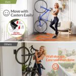 Vertical Bike Parking Stand - Adjustable Height for 29"Wheels, Space-Saving & Freestanding Bike - Image 5
