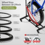 Vertical Bike Parking Stand - Adjustable Height for 29"Wheels, Space-Saving & Freestanding Bike - Image 8