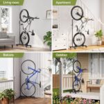 Vertical Bike Parking Stand - Adjustable Height for 29"Wheels, Space-Saving & Freestanding Bike - Image 9